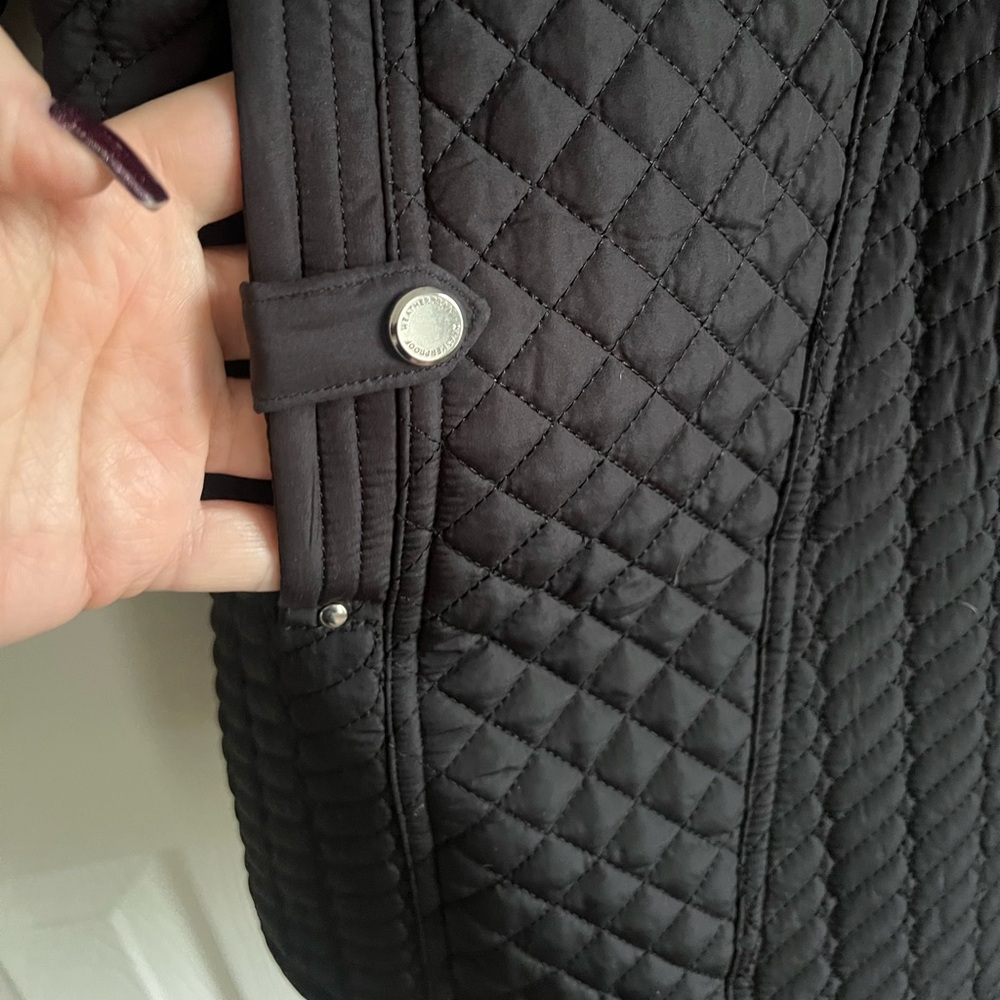 Black Quilted Jacket L - Picture 3 of 13